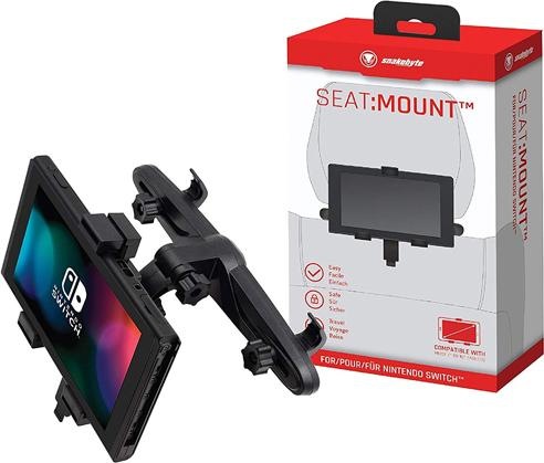Produktbild Snakebyte Nintendo Switch Seat:Mount Kopfstützenhalterung - schwarz (NSW) (Switch)