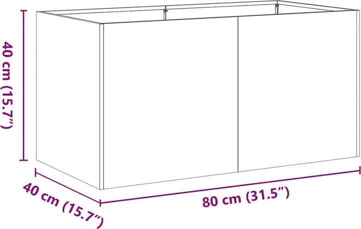 Produktbild vidaXL Pflanzkübel