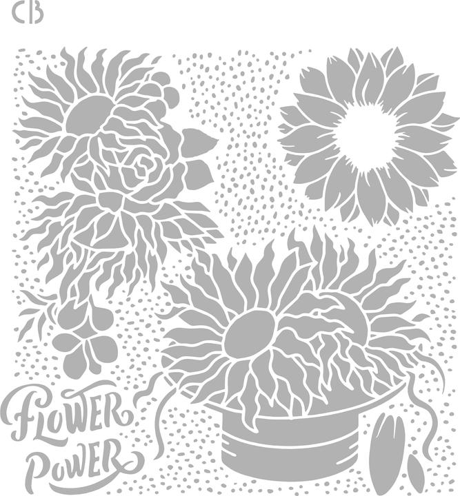 Immagine prodotto Ciao Bella Stencil "Girasole