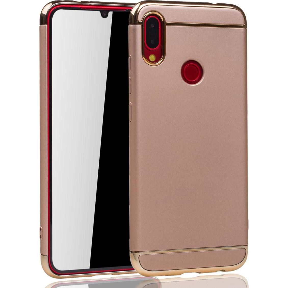 Thumbnail - König Design Huawei P Smart 2019 Hülle Case Handy Cover Schutz Tasche Schutzhülle Bumper Gold (Huawei P Smart+ (2019)), ...