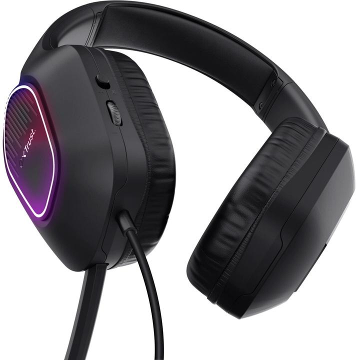 Actual product image Trust Gxt416 Zirox LED Headset Blk (Cable)