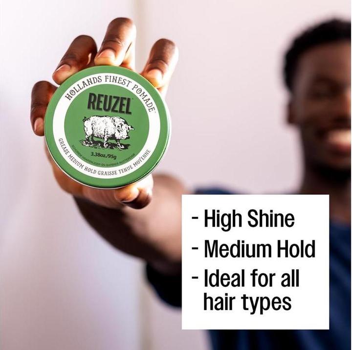 Actual product image Reuzel Grease Medium Hold (Hair wax, 35 g)