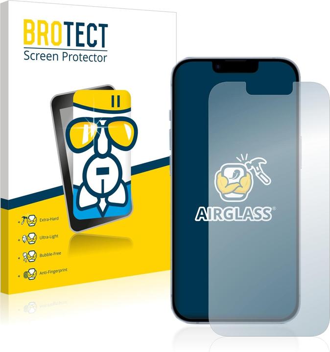 Actual product image BROTECT AirGlass Glass (1 pcs., Apple iPhone 14)