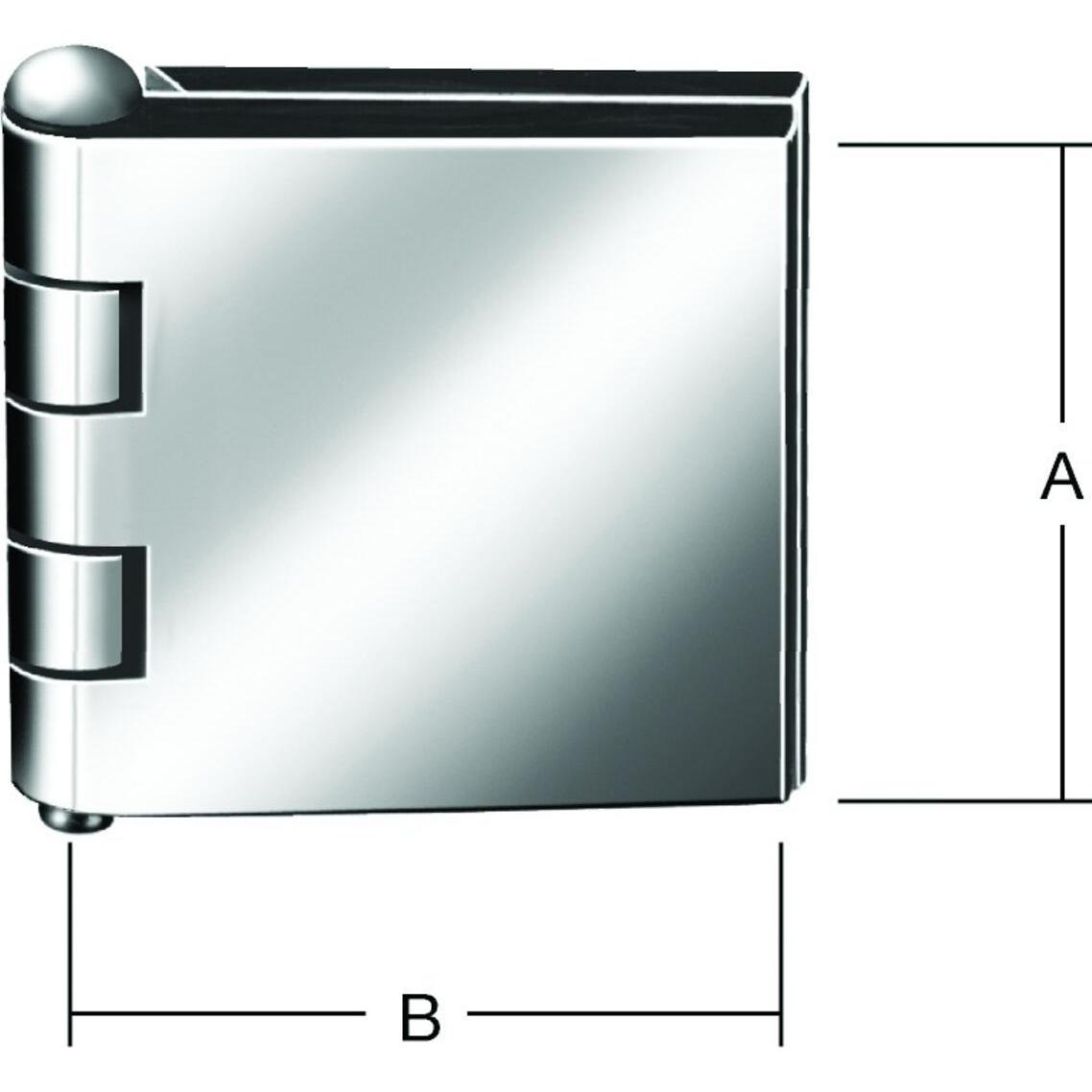 Vormann Wagentürscharn. 60X60 ungeb.Eisen (230405)