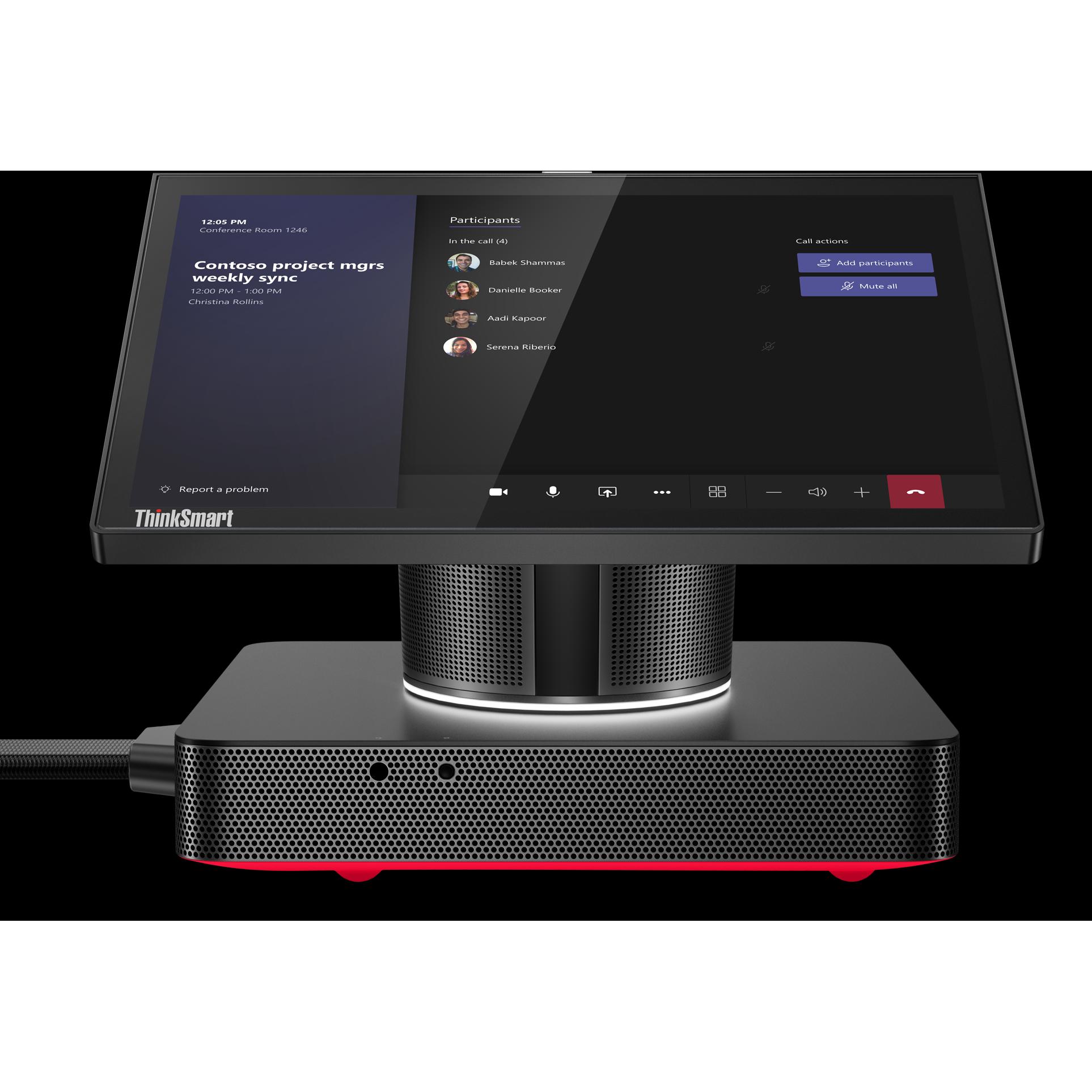 Lenovo ThinkSmart Hub pro MS Teams - EU, Notebook Ersatzteile, Schwarz
