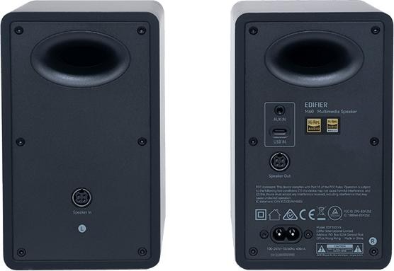 Actual product image Edifier M60 2.0 Bluetooth black retail (1 pair, 66 W)