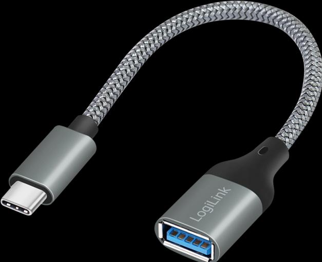 Produktbild LogiLink USB C – USB A (0.15 m, USB 3.2 Gen 1, 15 W)
