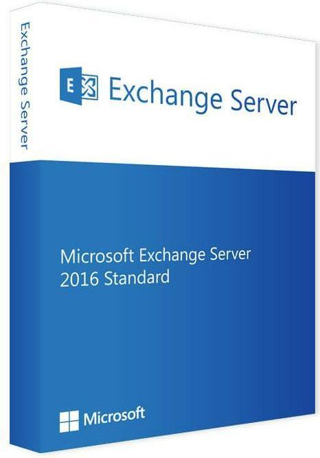 Actual product image Microsoft Exchange Server 2016 Standard (1 User, unlimited)
