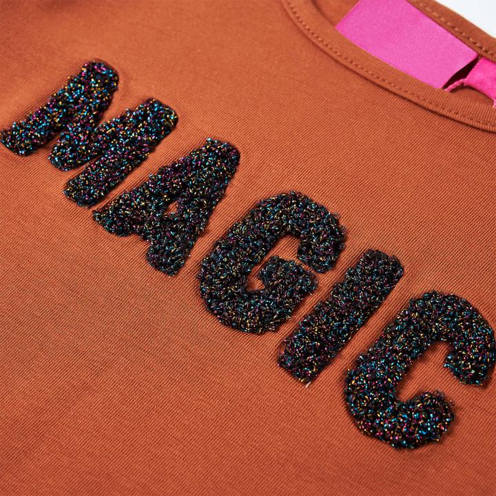 Immagine prodotto vidaXL Camicia da bambino a maniche lunghe Cognac 92,Materiale: 95 % cotone. 5 (92)