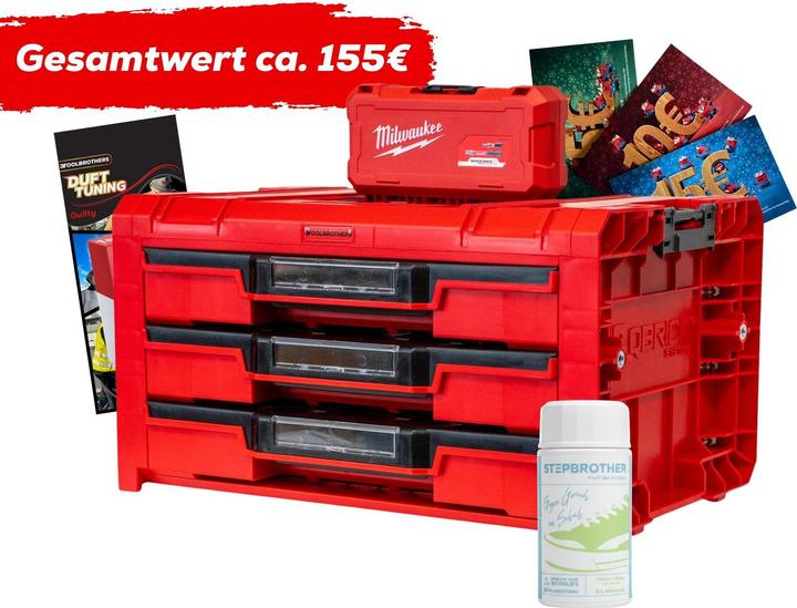Produktbild Tool Brothers Toolbrothers RHINO Adventskalender 2025 - LIMITED RED MILWAUKEE EDITION