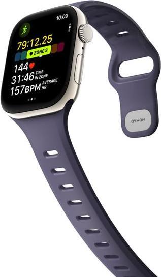 Actual product image Nomad Tempo Band 42mm Purple (18 mm, FKM fluoroelastomer)