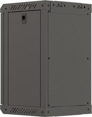 Produktbild Lanberg Szafa Instalacyjna Rack Wisząca 10 9u 300x300 Czarna Drzwi Przeszklone (Flat Pack) (9 HE, 10 Zoll Rack)