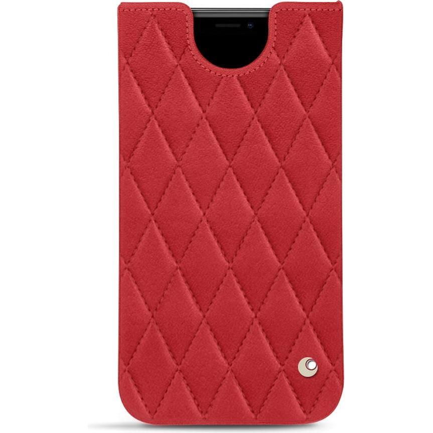 Noreve Lederschutzhülle (Apple iPhone 11), Smartphone Hülle, Rot