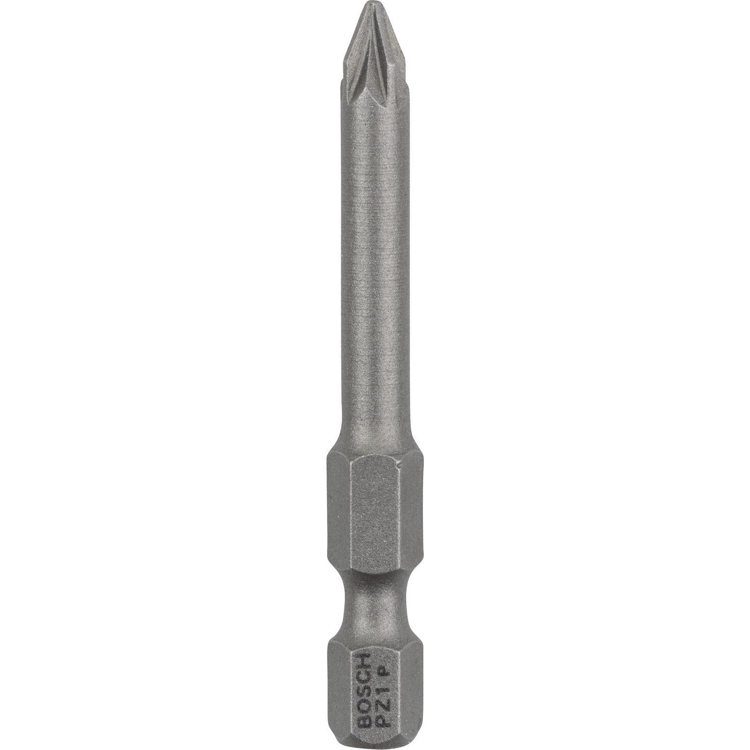 Bosch Professional Zubehör, Bits, Schrauberbit Extra-Hart PZ 1, 49 mm, 25er-Pack (Kreuz Pozidriv PZ M1)