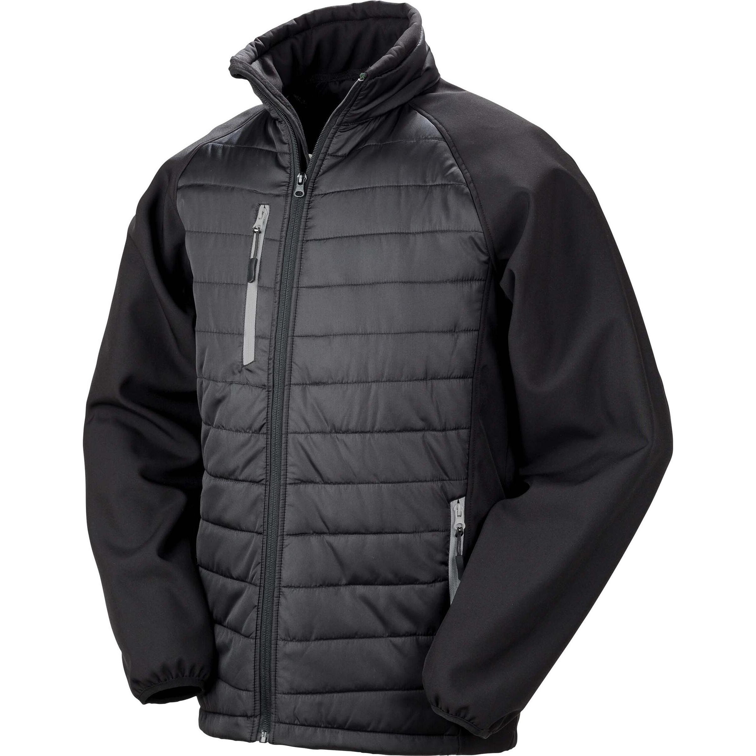 Regatta, Jacke, Softshell Rembourrée Black Compass (XS), Schwarz, XS