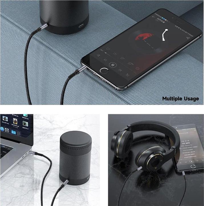 Produktbild Lito - Audiokabel AUX 3.5mm - Lightning (1 m)