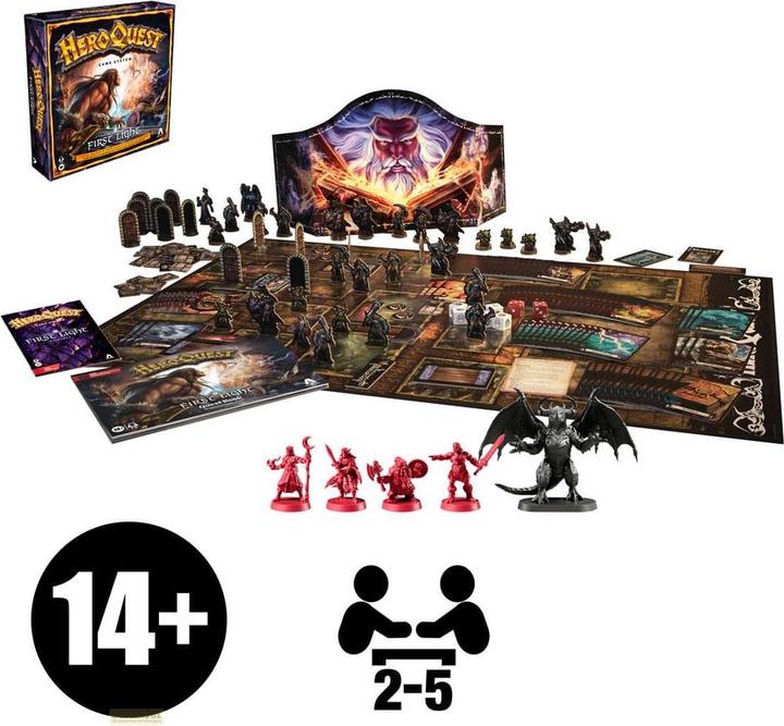 Produktbild Hasbro HeroQuest Brettspiel First Light *Englische Version* (Englisch, 2 - 5 Spieler)