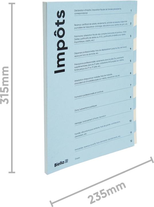 Produktbild Biella Steuermappe (A4, 1x)