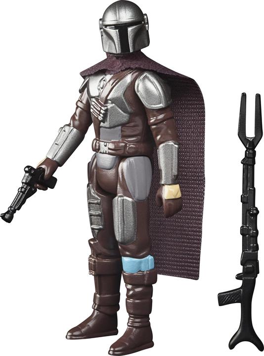 Produktbild Hasbro Retro-Kollektion Der Mandalorianer (Beskar) 9,5 cm grosse Star Wars: The Mandalorian Fig...