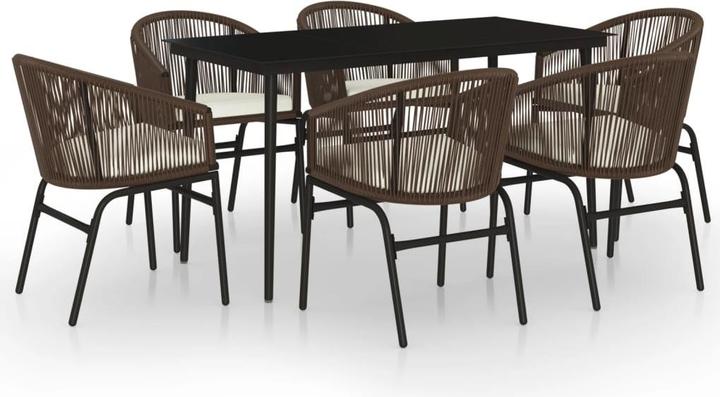 Produktbild vidaXL Garten-Essgruppe (140 x 70 x 74 cm)