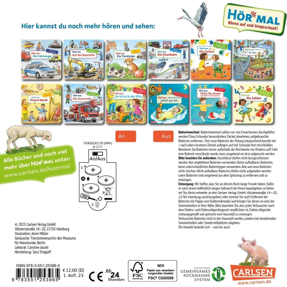 Thumbnail - Hör mal (Soundbuch): Der Bauernhof, Hörbücher von Anne Möller