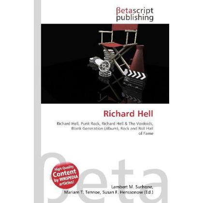 Richard Hell, Fachbücher von Lambert M. Surhone, Miriam T. Timpledon, Susan F. Marseken