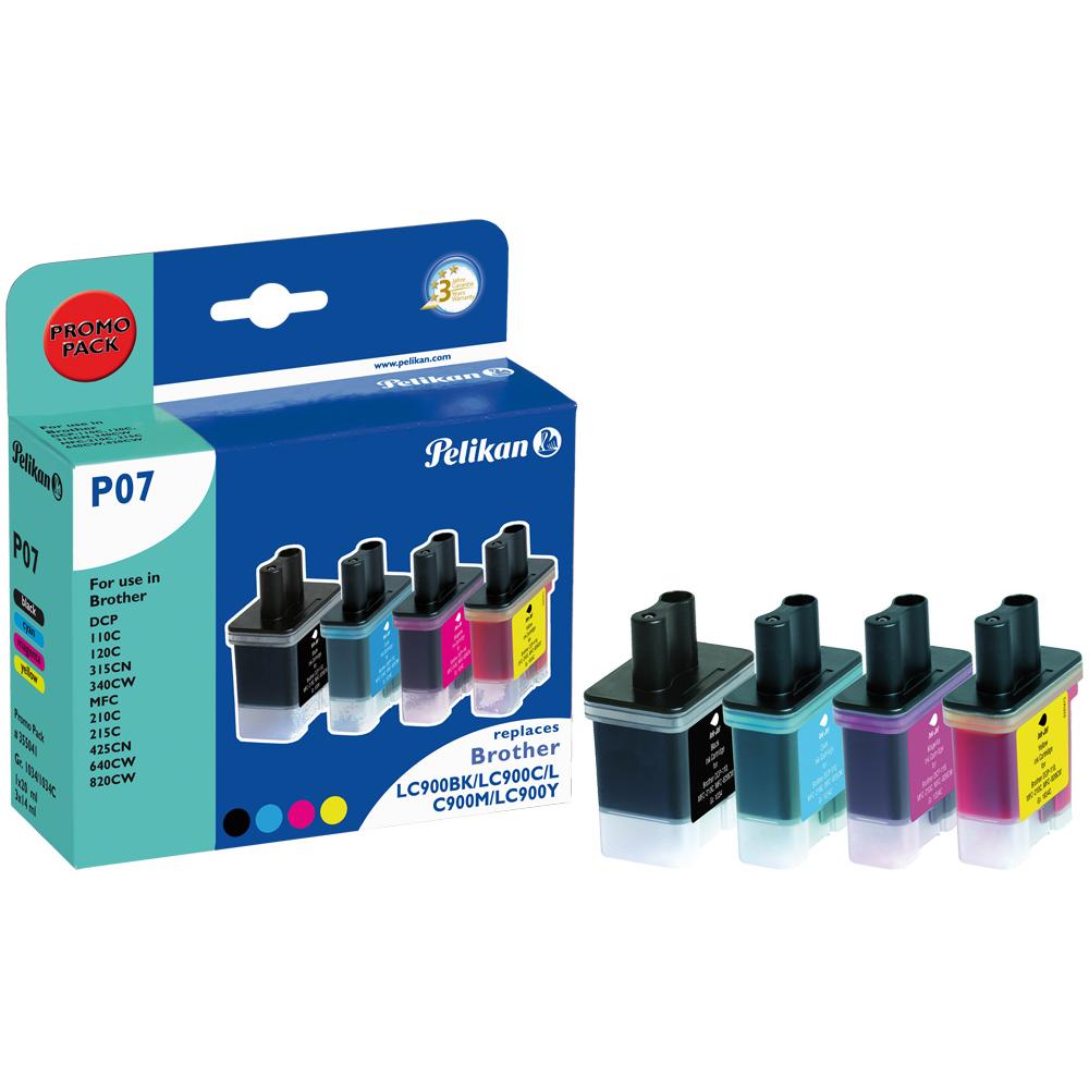 Pelikan, Druckerpatrone, Lc-900 (M, BK, C, Y)