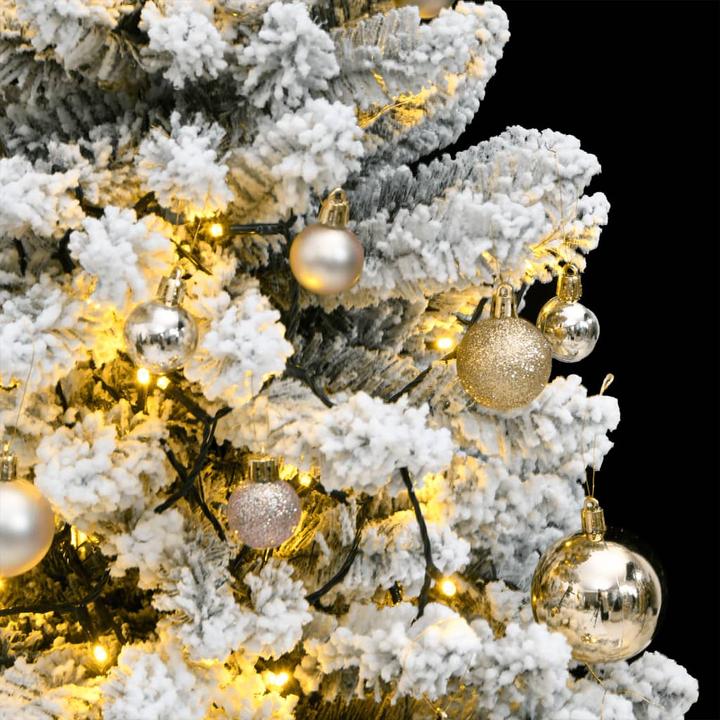 Produktbild vidaXL Weihnachtsbaum Klappbar LED Beleuchtet Christbaum Tannenbaum Deko 150cm (150 cm)