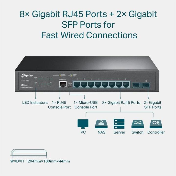 Productafbeelding TP-Link JetStream (8 Havens)