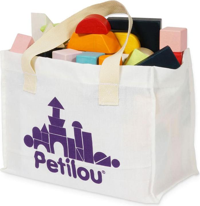 Produktbild Le Toy Van Bauklötze (60 Stück) & Baumwolltasche