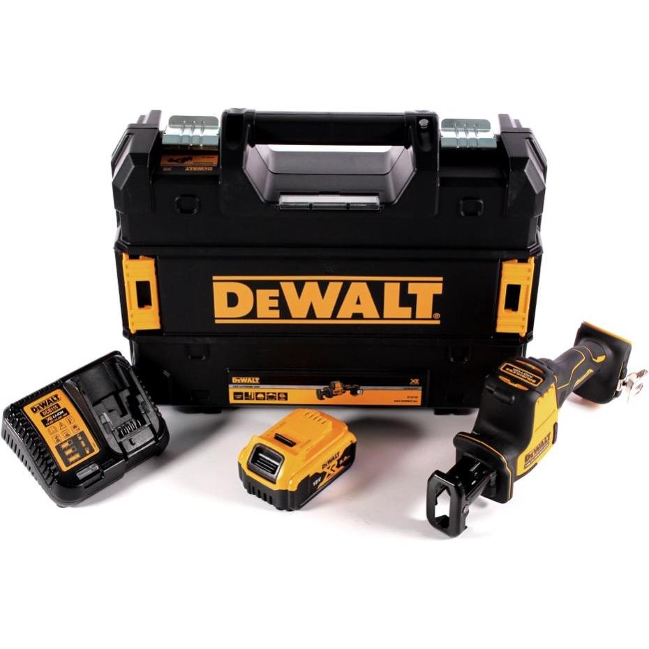 Thumbnail - DeWalt, Säbelsäge, DCS 369 P1 Akku Säbelsäge 18 V + 1x Akku 5,0 Ah + Ladegerät + TSTAK