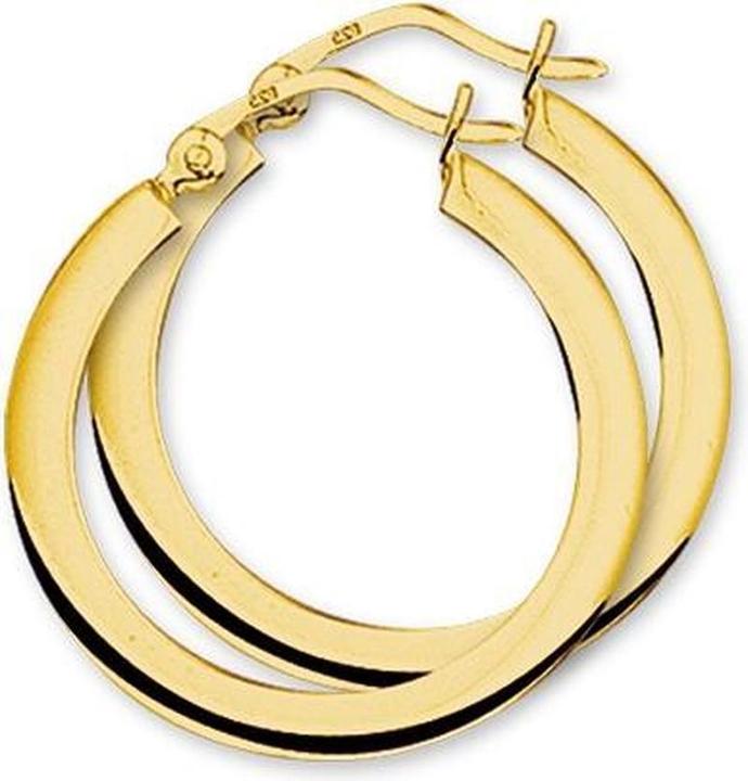 Image du produit Marie Celeste Oorringen Quadratröhre - 20 mm - Gold (Or jaune)