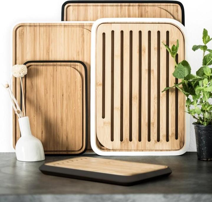 Actual product image Pebbly Bread cutting board, white, 25x35 cm