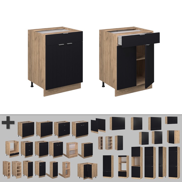 Actual product image Vicco Küchenunterschrank Fame-Line (60 x 82 x 60 cm)