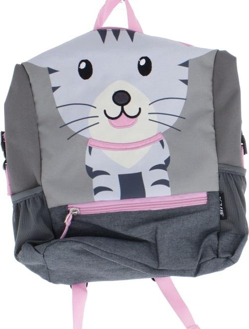 Mica Kinderrucksack Katze - aus Textil - ca. 23/36 x 32 x 10 cm
