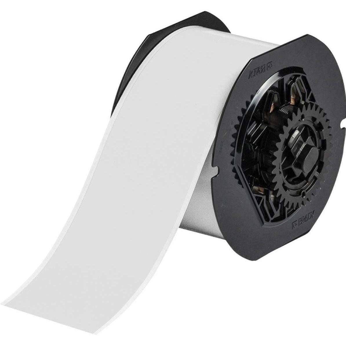 Brady, Etiketten, B33C-2000-472, Polyimid, Weiss, matt, 50.80 mm x 25.91 m, permanent, Endlos