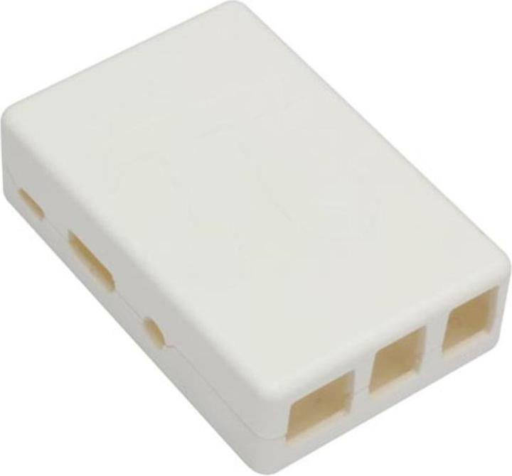 Image du produit Auction Boîtier Pour Raspberry Pi B - Blanc - Pour Raspberry Pib+, 2b et 3b