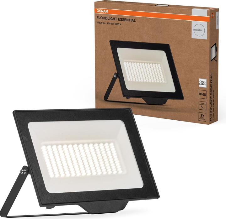 Actual product image Osram Floodlight Essential 100W 4000K 4099854429576 LED-Aussenstrahler 100.00 W (10000 lm, IP65)