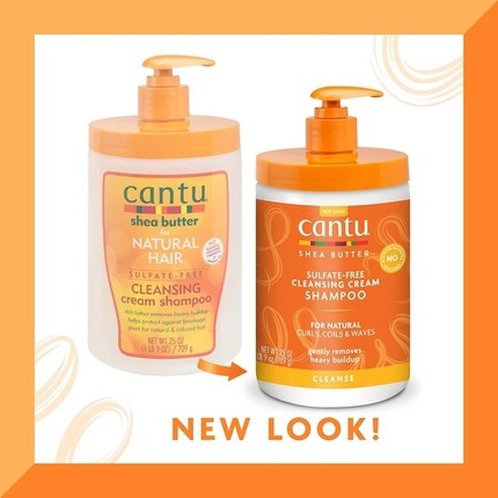 Actual product image Cantu FOR NATURAL HAIR cleansing cream shampoo 709 gr (Liquid shampoo)