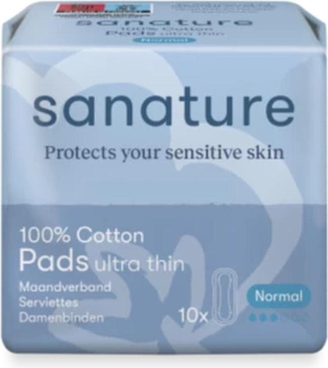 Produktbild Sanature Cotton Monthly Pad Normal Without Wings