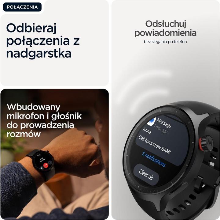 Produktbild Motorola Watch 2, black (47 mm, nur WLAN)