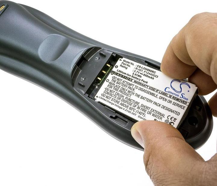 Actual product image Cameron Sino Battery for Logitech Harmony One Remote Control (1 pcs., Device specific, 950 mAh)