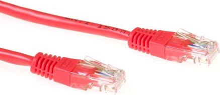 Image du produit Câble patch rouge U/UTP CAT6 de 15 mètres avec connecteurs RJ45. Cat6 u/utp red 15.00m (U/UTP, CAT6, 15 m)