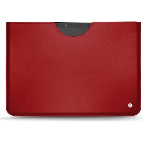 Noreve Lederschutzhülle (Microsoft Surface Pro X), Tablet Hülle, Rot