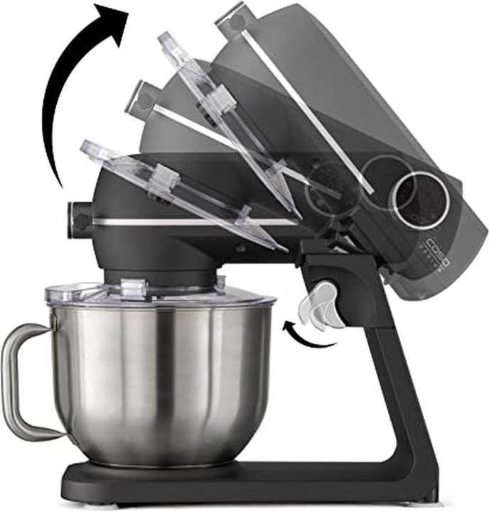 Image du produit Caso Robot de cuisine KM1800 Black E, bol en acier inoxydable (1800 W)