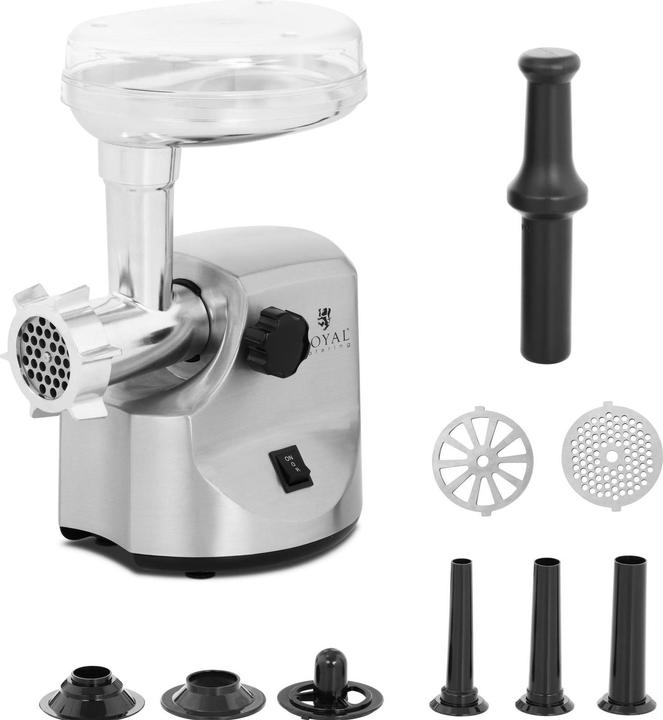 Produktbild Royal Catering Fleischwolf elektrisch Fleischmaschine Hackfleisch Reverse Funktion 2000 W