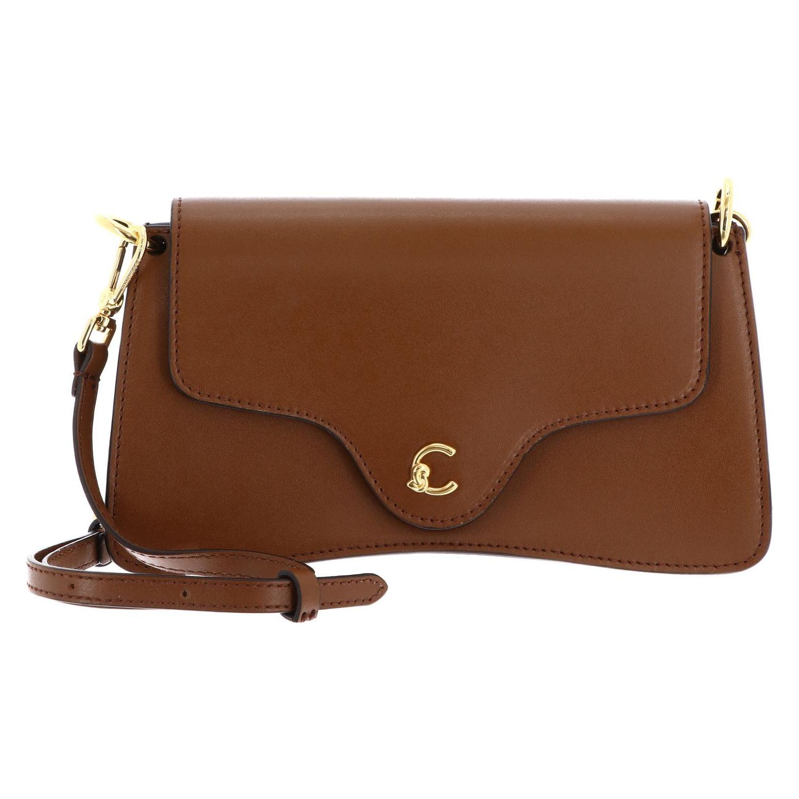 Coccinelle, Damen, Handtasche, C-Me Calf Hi-Tech Crossbody Bag, Braun