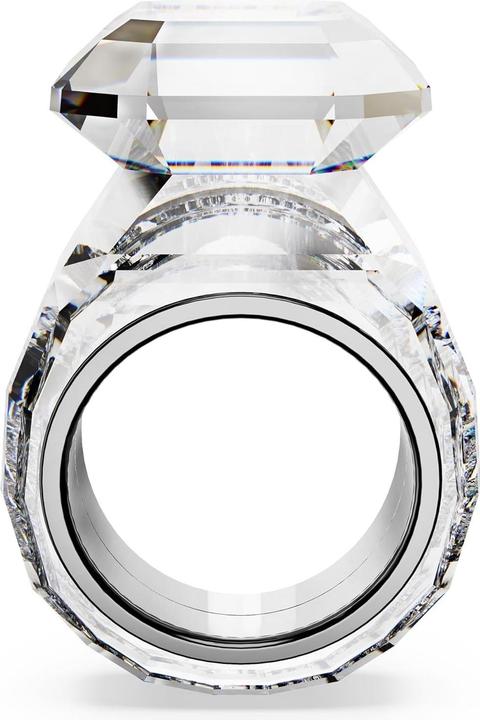 Produktbild Swarovski Lucent cocktail ring Octagon cut White Crystals Stainless Steel Crystal (60)