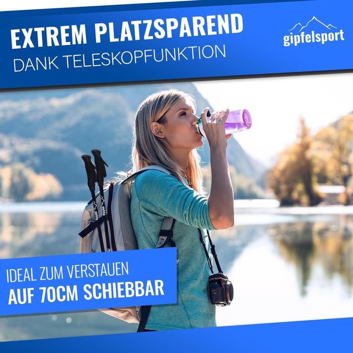Actual product image Gipfelsport Teleskop-Wanderstöcke