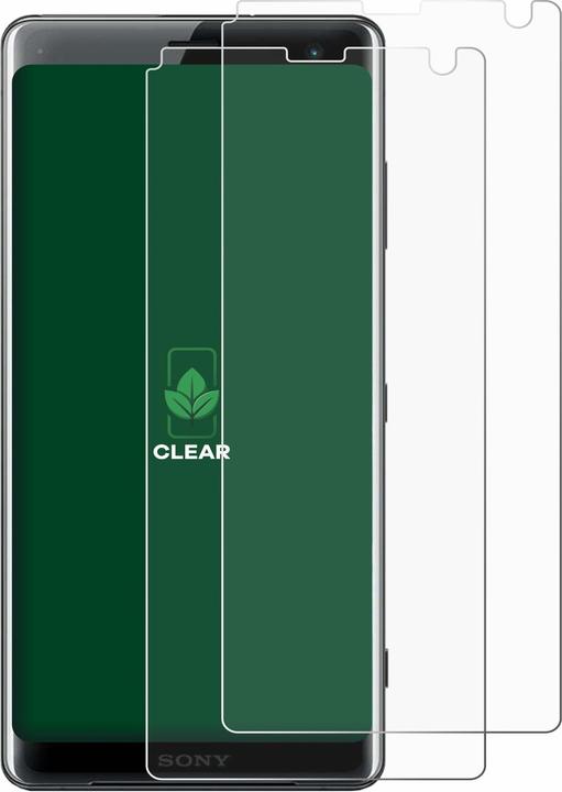 Produktbild ScreenLeaf Schutzfolie nachhaltiger Displayschutz Displayschutzfolie Folie Klar Transparent (2 Stück, Sony Xperia XZ3)